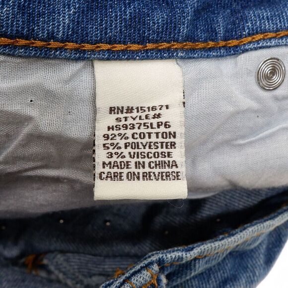 Hot Kiss Shorts Juniors Size 9 Super High Rise Studded Distressed Raw Hem W29 - Picture 6 of 9